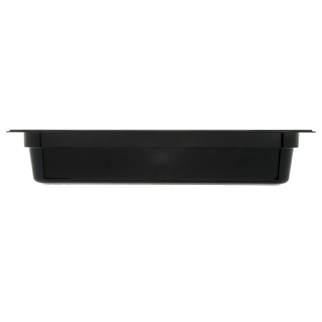 Carlisle 10401B03 StorPlus Hot Food Pan, 1/1 Size, 12.7 Qt, 4" Deep, Black PES, NSF