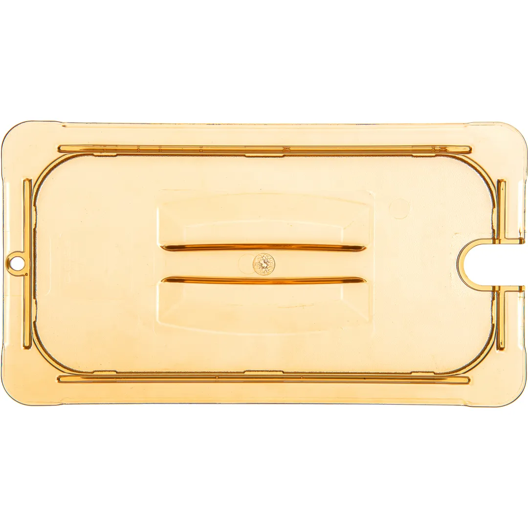 Carlisle 10471U13 Storplus High Heat Universal Lid, For 1/3-Size Food Pan, Handled, Notched