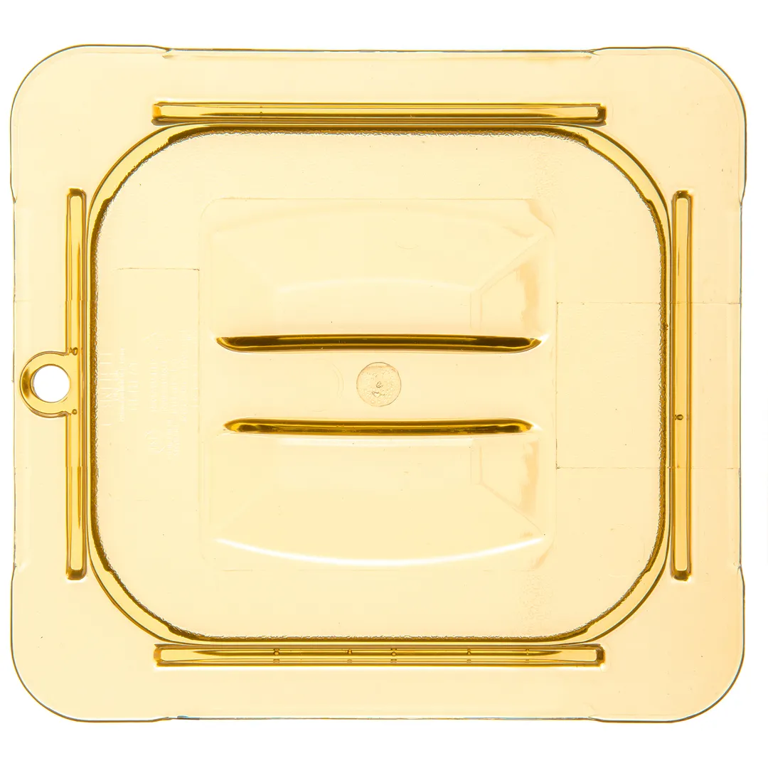 Carlisle 10510U13 Storplus High Heat Universal Lid, For 1/6-Size Food Pan, Handled, Solid