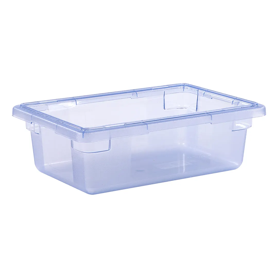 Carlisle 10611C14 StorPlus Food Storage Box, 3.5‑Gal, 18" x 12" x 6", Blue PC, Made in USA