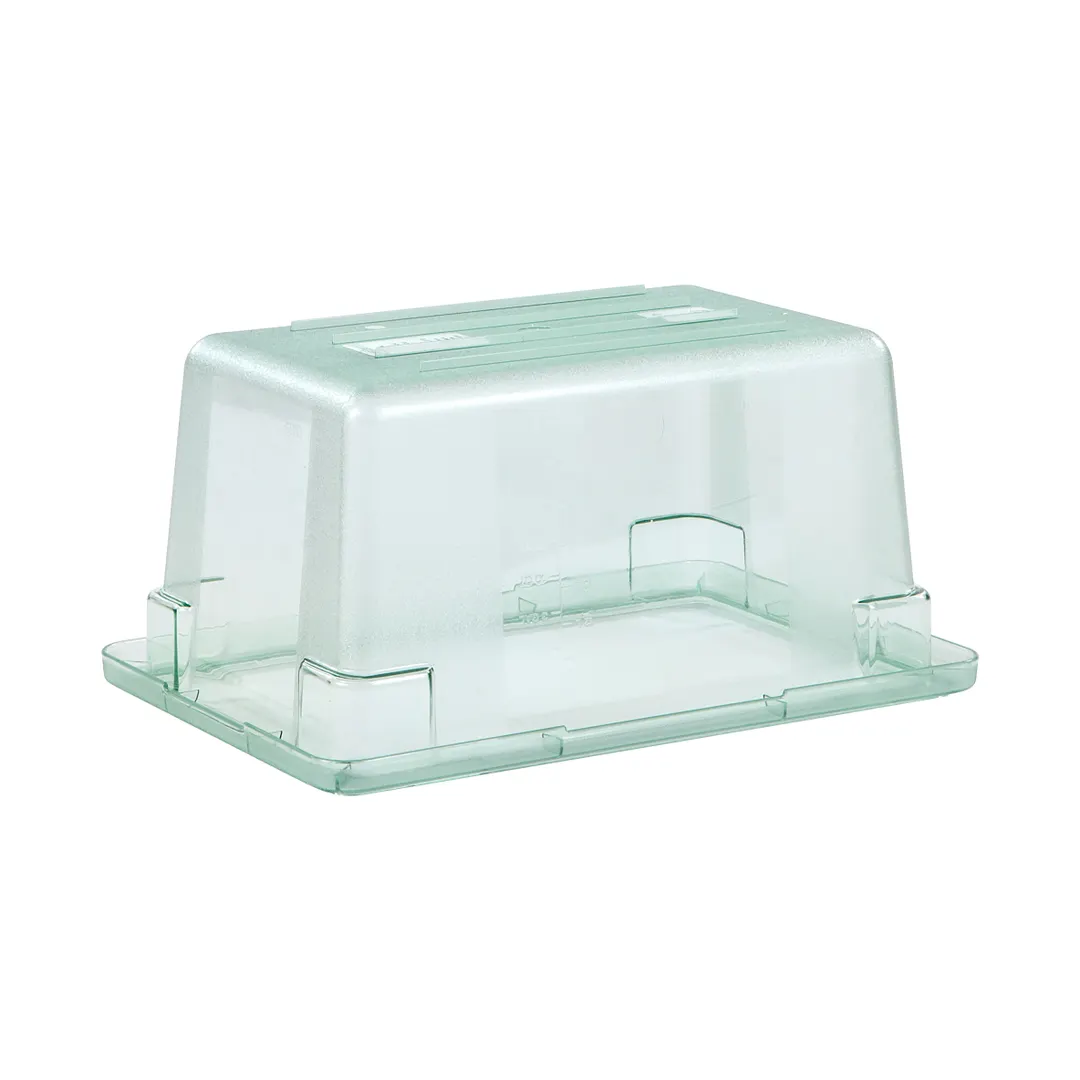 Carlisle 10612C09 StorPlus Storage Box, 5 Gal, 18" x 12" x 9", Green Polycarbonate, Date Indicators