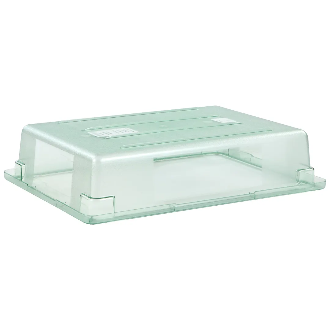 Carlisle 10621C09 StorPlus Food Box, 8-1/2 Gal, 26" x 18" x 6" Green Polycarbonate Non‑Slip