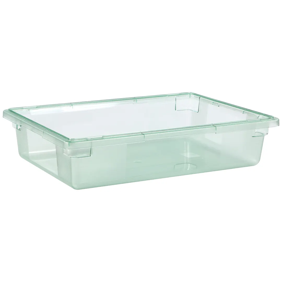 Carlisle 10621C09 StorPlus Food Box, 8-1/2 Gal, 26" x 18" x 6" Green Polycarbonate Non‑Slip