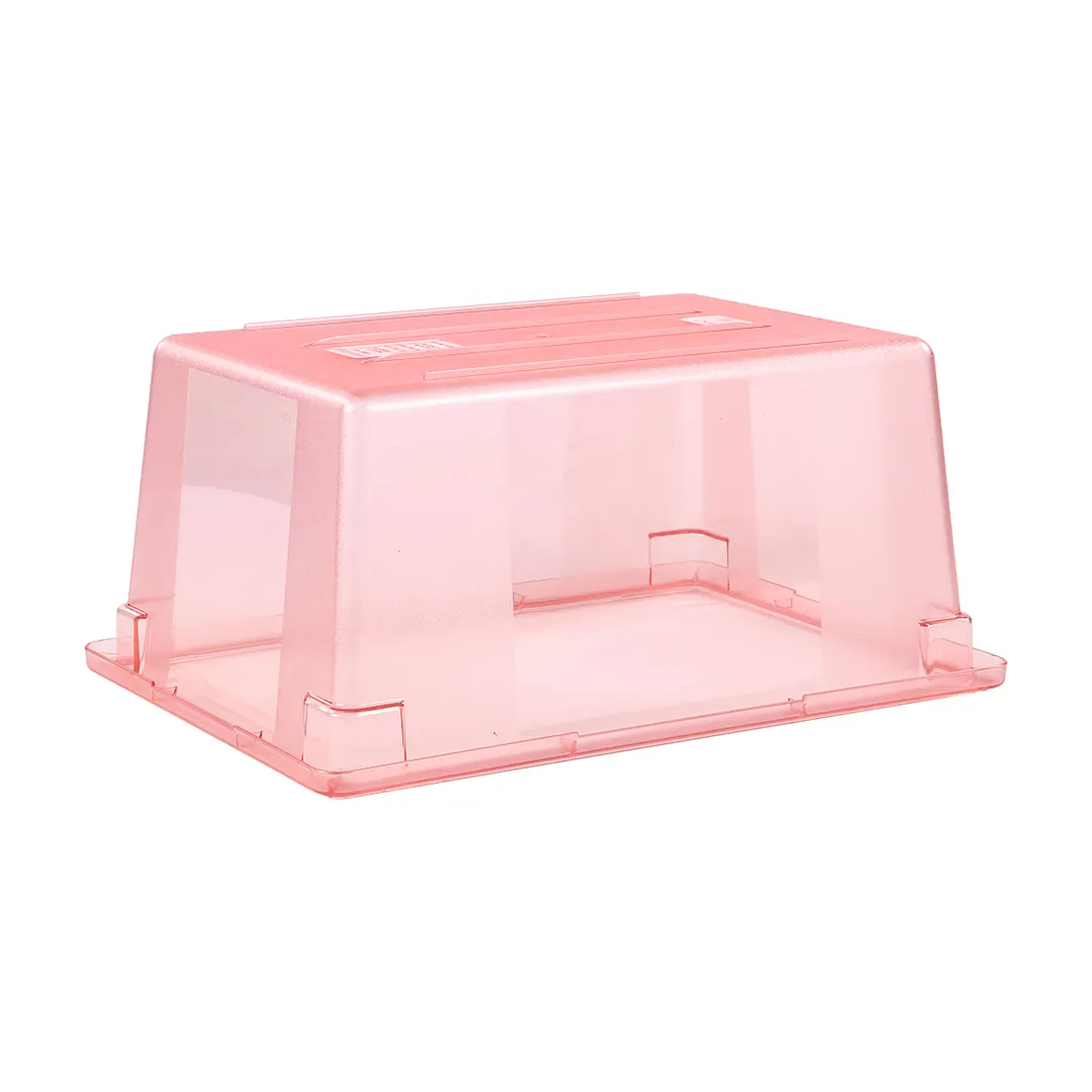 Carlisle 10623C05 StorPlus Food Storage Box, 16.6‑Gallon, 26" L x 18" W x 12" H, Red Polycarbonate