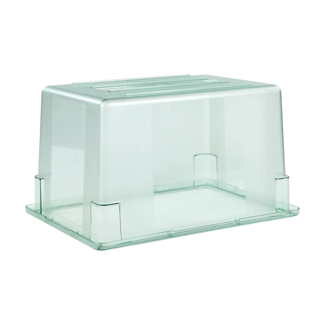 Carlisle 10624C09 Food Storage Box, 21‑1/2 Gal, 26" x 18" x 15", Green Polycarbonate Non‑Slip