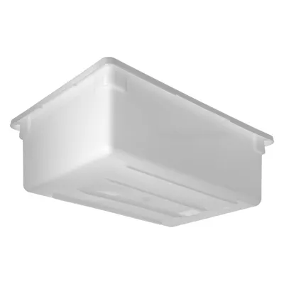 Carlisle 1064202 StorPlus Food Storage Box, 12½‑Gallon, 26" x 18" x 9" White Polyethylene