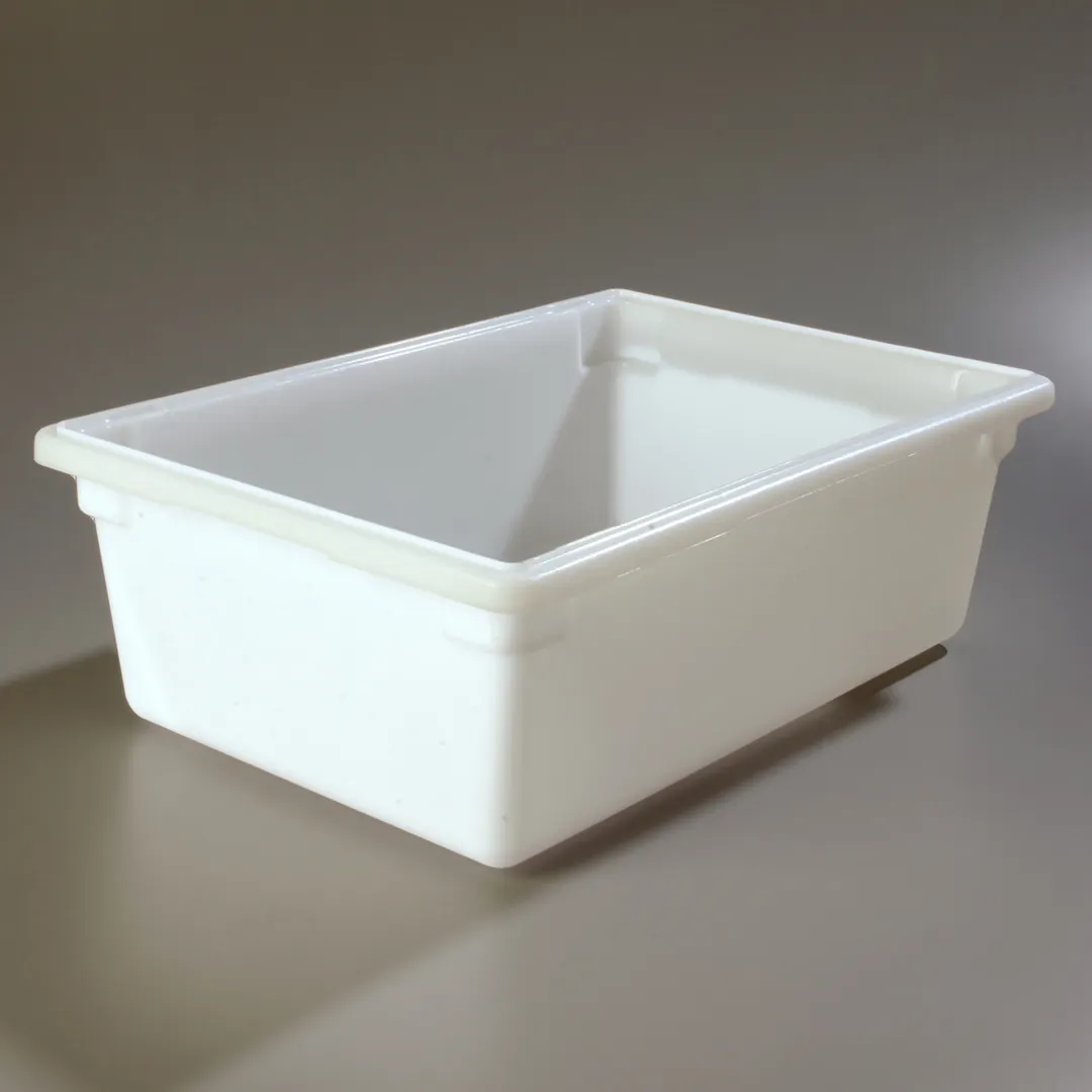 Carlisle 1064202 StorPlus Food Storage Box, 12½‑Gallon, 26" x 18" x 9" White Polyethylene