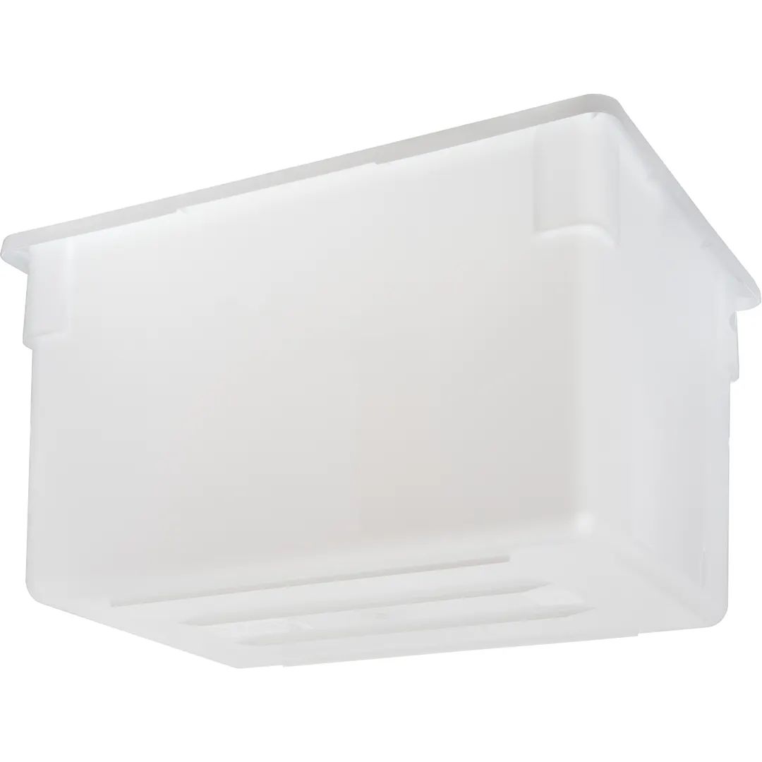 Carlisle 1064402 StorPlus Food Storage Box, 21.5‑Gal, 26" L x 18" W x 15" H, White Polyethylene