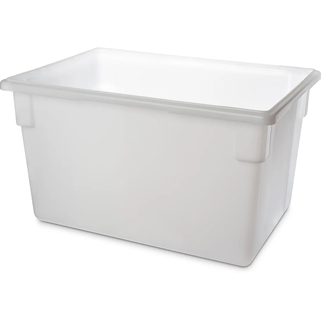 Carlisle 1064402 StorPlus Food Storage Box, 21.5‑Gal, 26" L x 18" W x 15" H, White Polyethylene