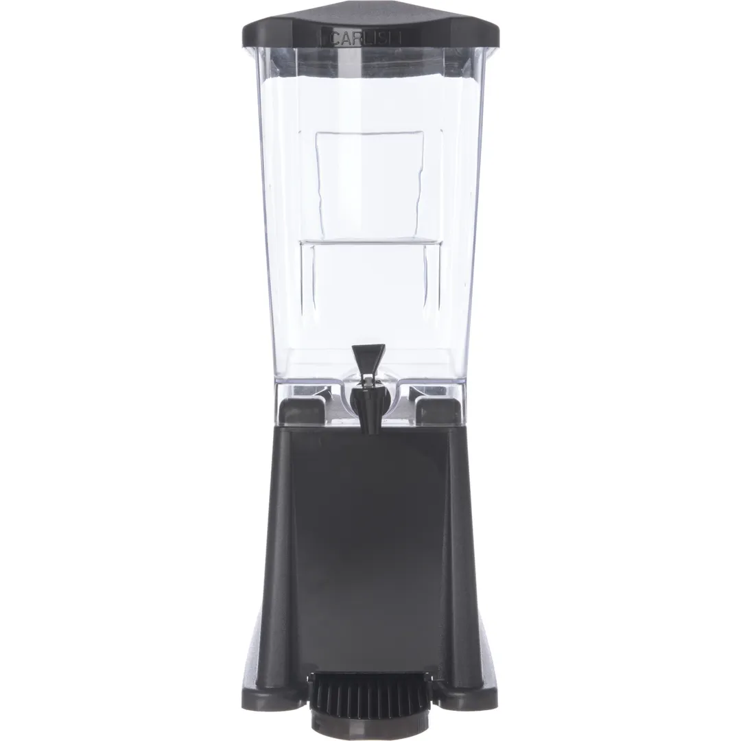 Carlisle 1085203 Beverage Server, 3‑Gallon, 21½"H × 8"W × 16⅜"D, Polycarbonate, NSF, USA