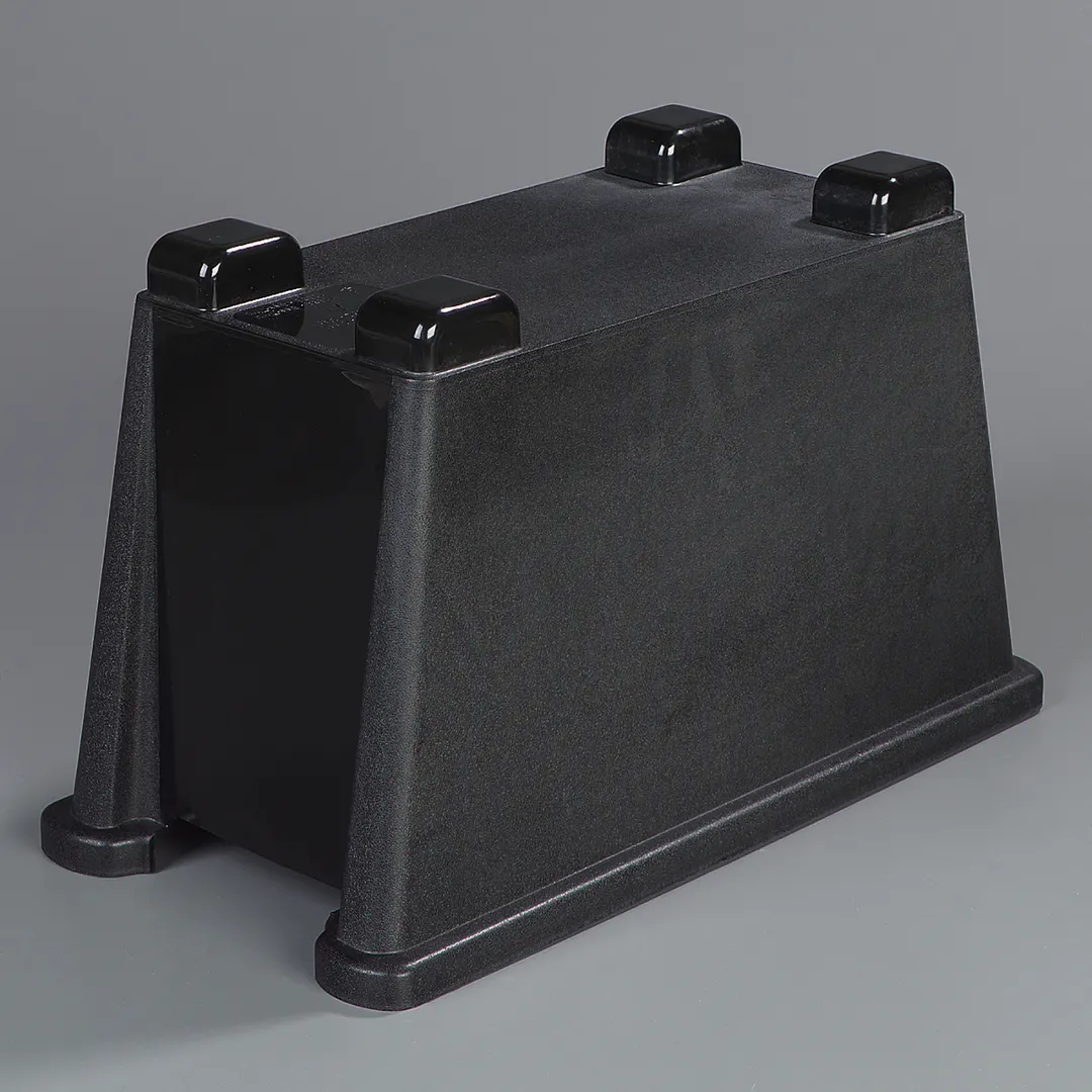 Carlisle 1086803 Trimline Dispenser Base, Single, Textured Black Polypropylene, Dishwasher Safe