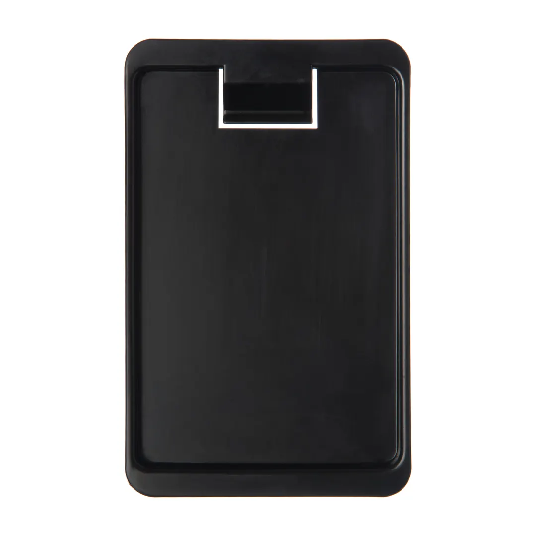 Carlisle 302003 Tip Tray – Rectangular Black Styrene, 7-3/4" L x 4-3/8" W, Dishwasher Safe, NSF