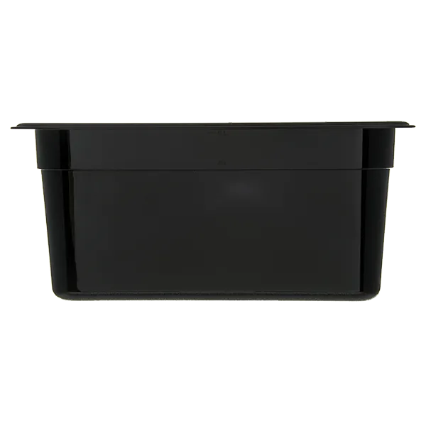 Carlisle 3066203 StorPlus 1/3 Size 5.7 Qt Black Polycarbonate Pan 12-3/4" x 7" x 6" Non‑Slip