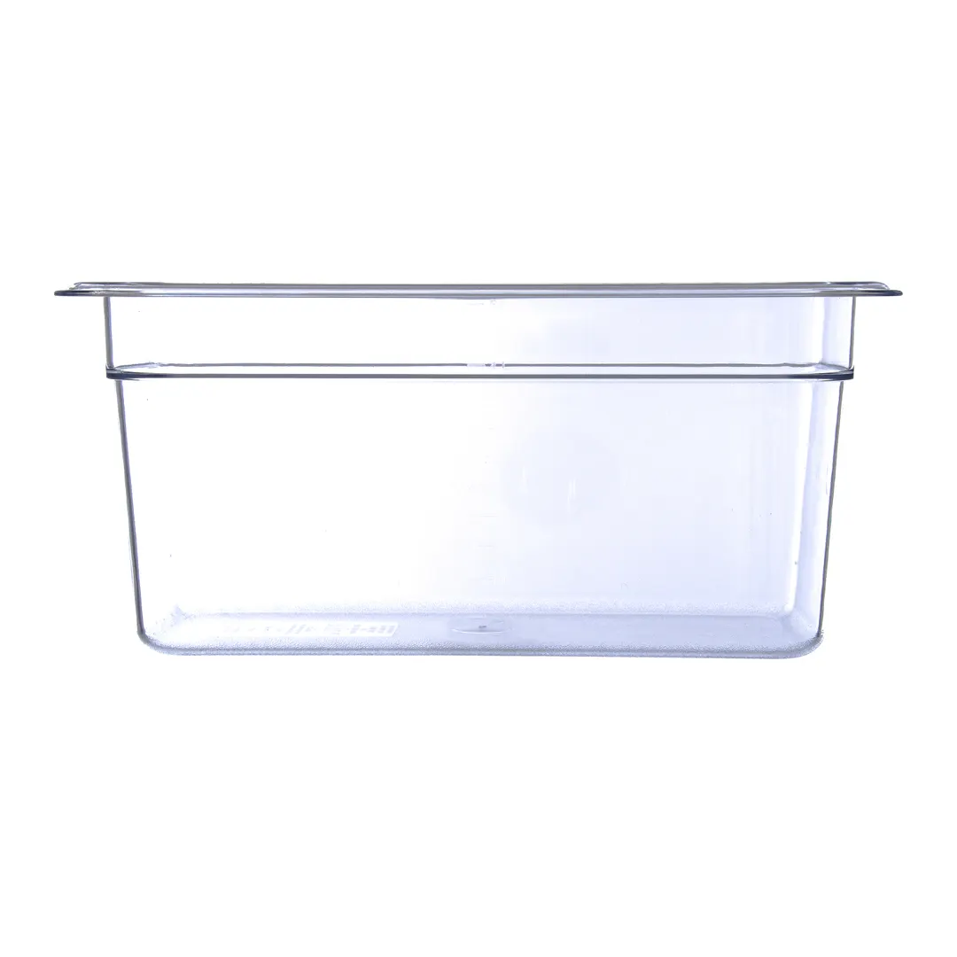Carlisle 3066207 StorPlus 1/3 Food Pan, 5.7 Qt, 12-3/4" x 7" x 6" Clear Polycarbonate, NSF