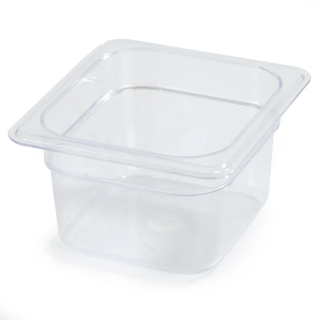 Carlisle 3068407 Storplus Food Pan, 1/6 Size, 1.7 Qt. Capacity, 6-3/4" X 6-22/25" X 4" Deep