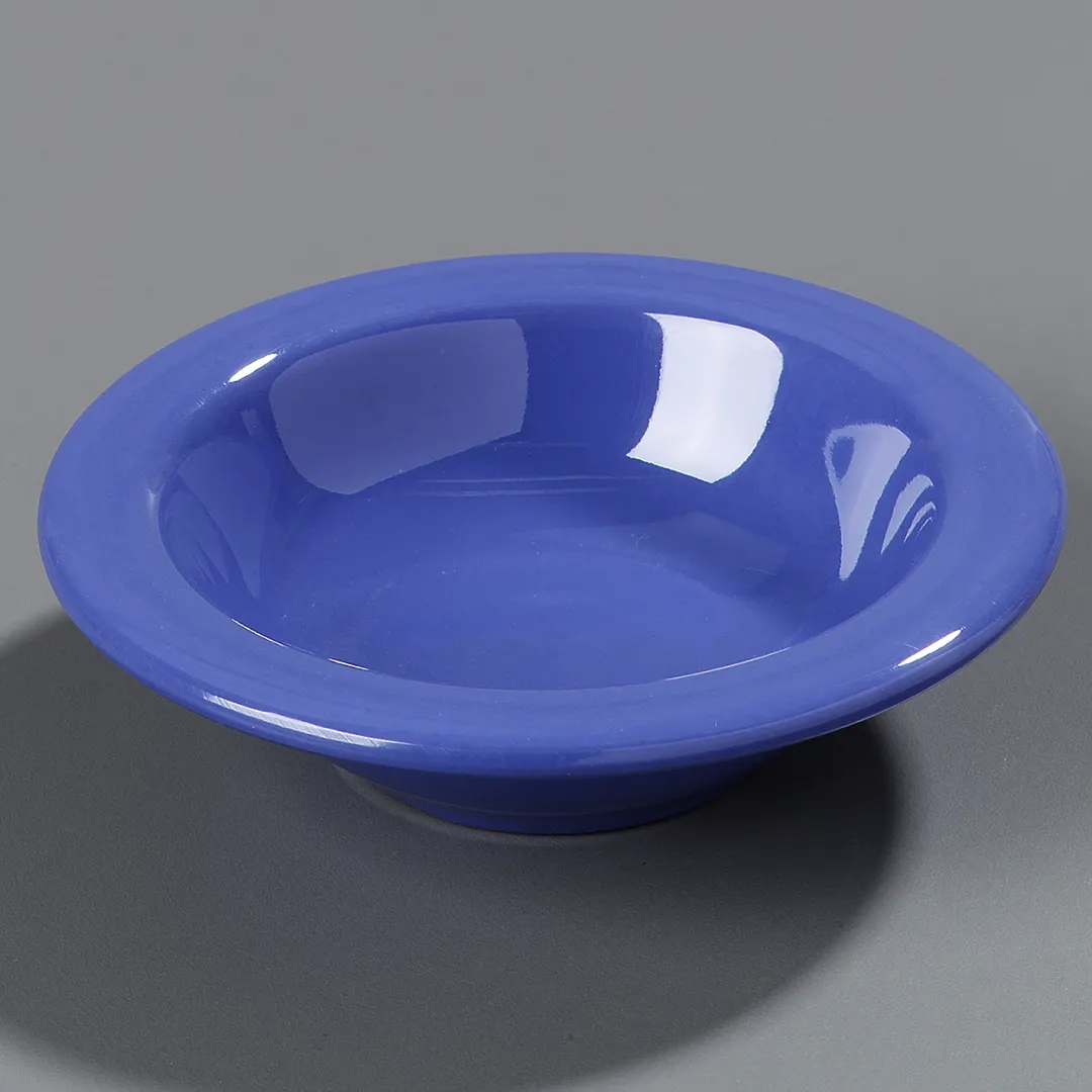 Carlisle 3304214 Sierrus™ Rimmed Fruit Bowl, 4-1/2 oz (4-3/4" dia), Ocean Blue Melamine, BPA‑Free