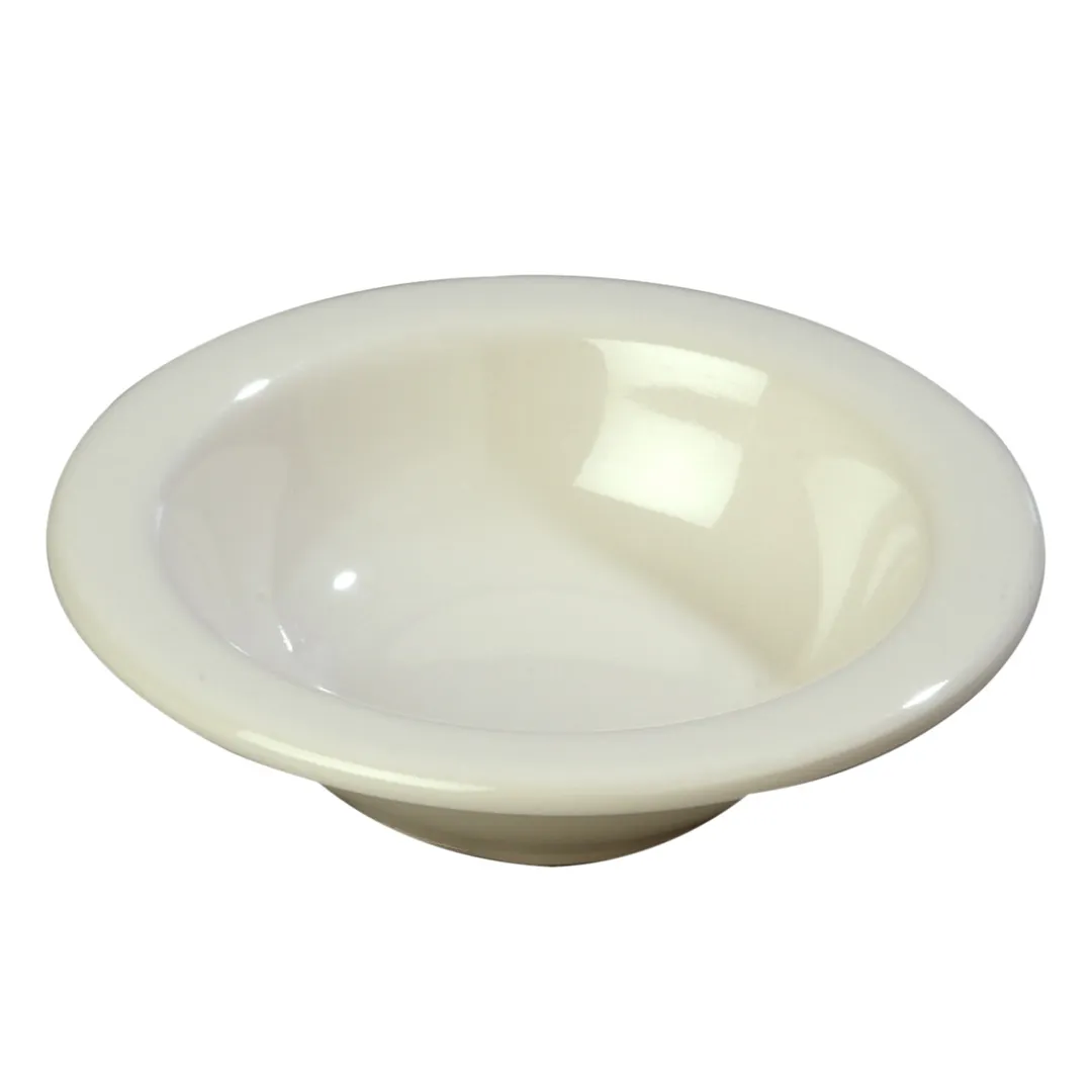 Carlisle 3304242 Sierrus™ Fruit Bowl, 4-3/4" Dia, 4-5 oz, White Melamine, BPA‑Free, NSF