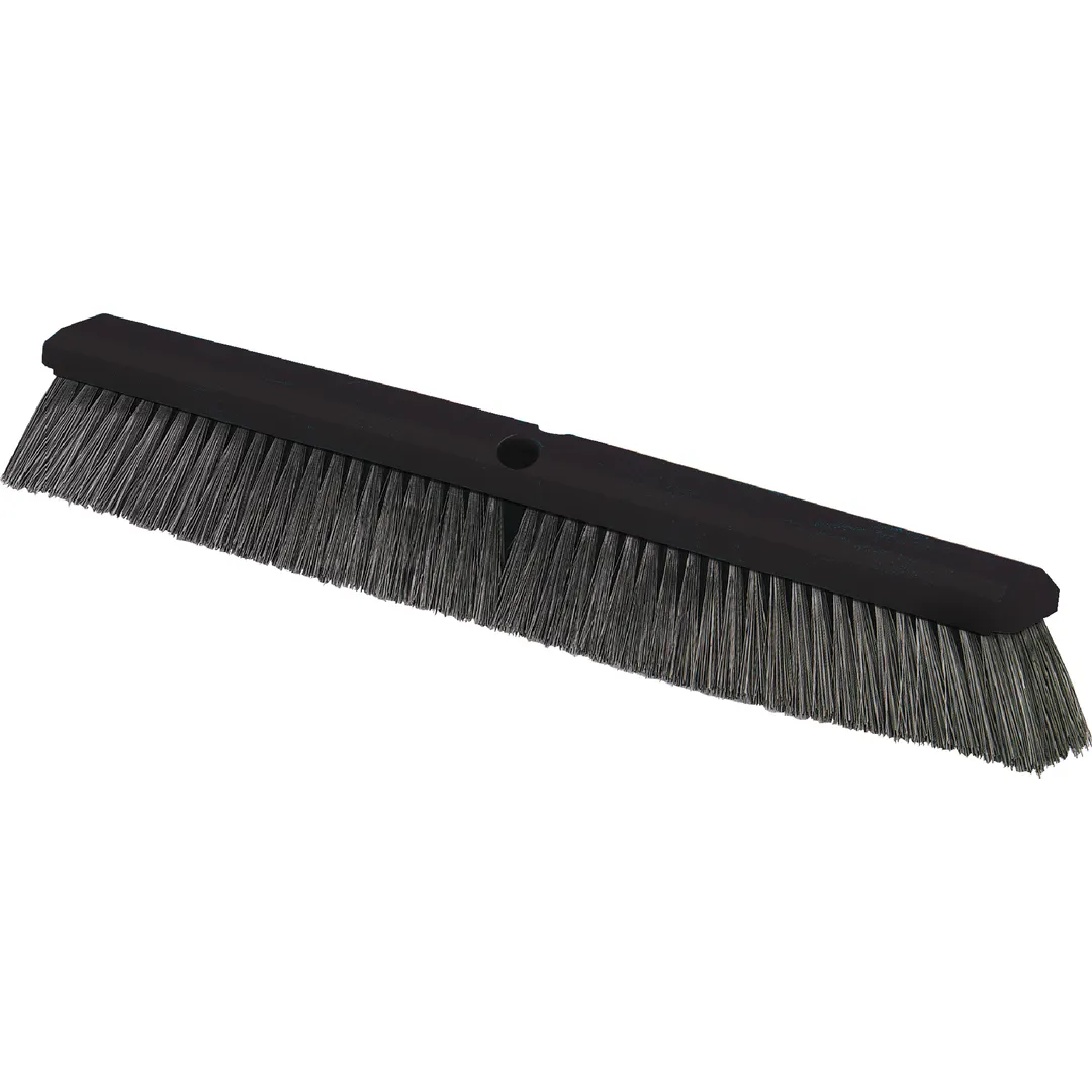 Carlisle 362208P2403 Flo‑Pac Sweep Head, 24" Black PP Bristles, 3‑1/4" Trim, Moisture‑Resistant