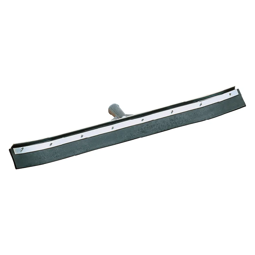 Carlisle 36324C00 Sparta Squeegee Head, 24" Curved Rubber Blade, Metal Frame, Hole, Non‑Marking Black