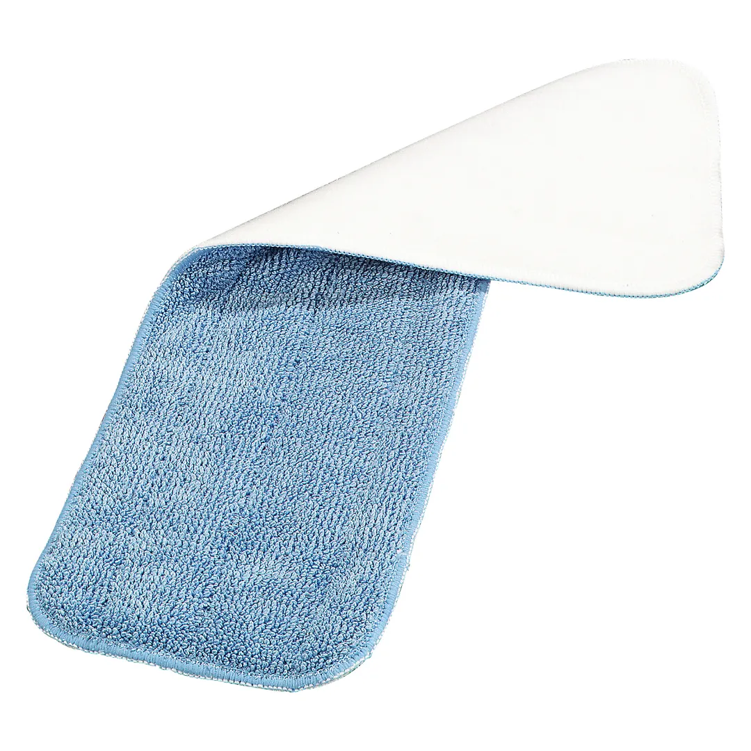Carlisle 363321814 Flo‑Pac Wet/Dry Mop Pad, 18" x 5‑1/2" Head, Blue Looped‑End, Polyimide Blend