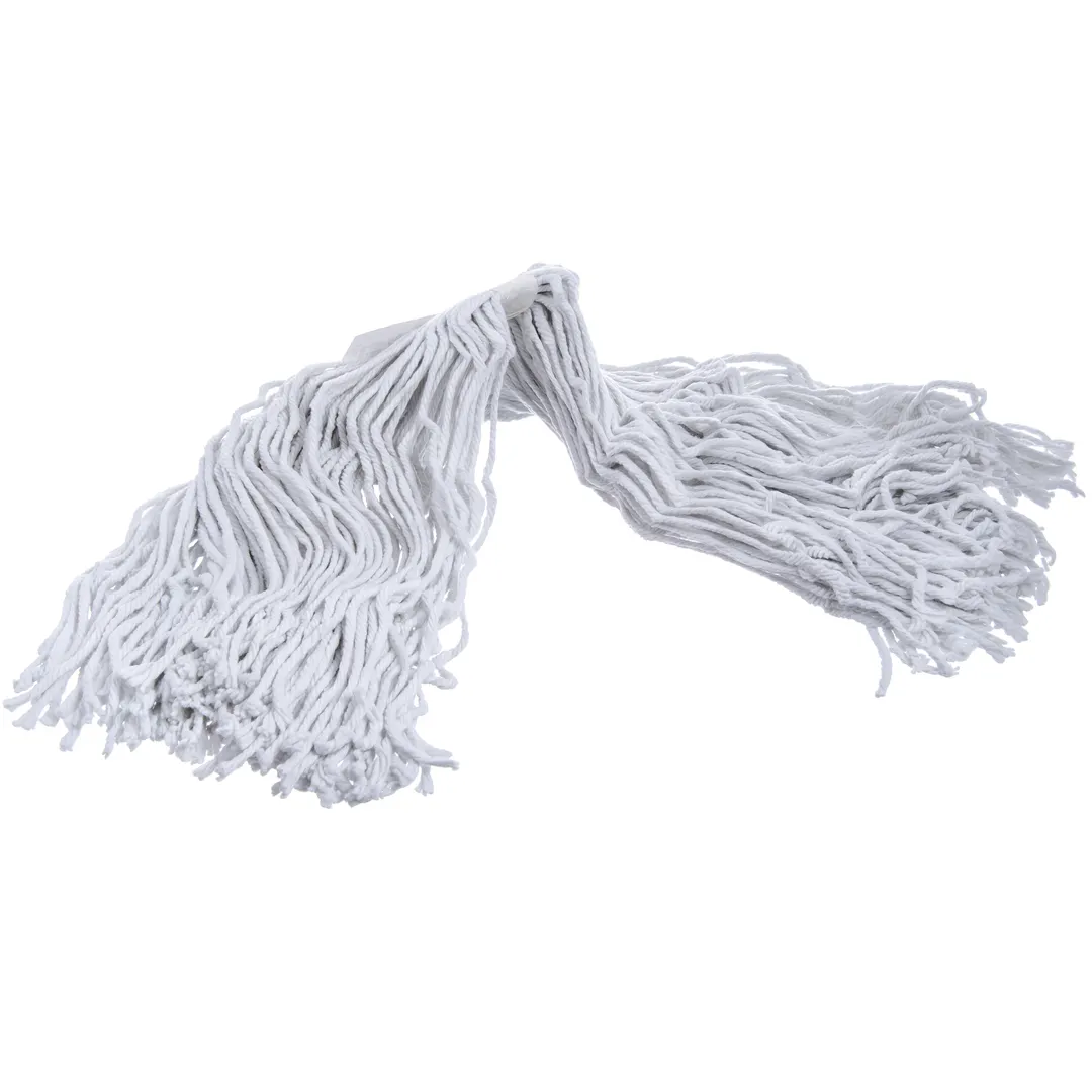 Carlisle 369074B00 Wet Mop Head - Large 24-oz Rayon Mop, Mildew-Resistant, 1-1/4" Polyester Band