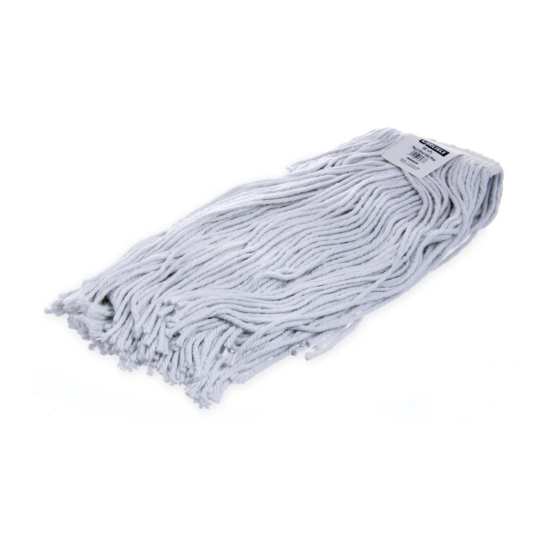 Carlisle 36908200 Flo-Pac Wet Mop Head - X-Large 32 oz Cut-End Rayon Yarn with 1-1/4" Polyester Band