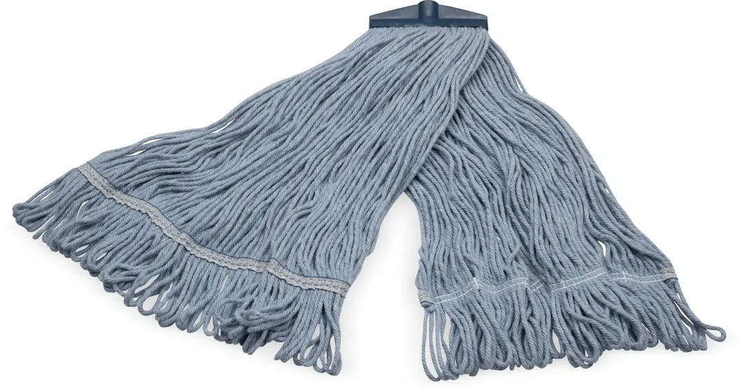 Carlisle 369440B14 Wet Mop Head, Loop End ACME 3/4" Threaded, Synthetic Blend Material, Blue