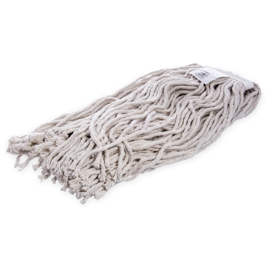 Carlisle 36973200 Flo‑Pac Wet Mop Head – 32‑oz Cotton Yarn, 8‑Ply Cut‑End, 1‑1/4" Band