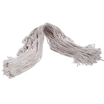 Carlisle 36983200 Flo‑Pac Wet Mop Head – X‑Large 32 oz Cotton, 4‑Ply Cut‑End, 1‑1/4" Polyester Band