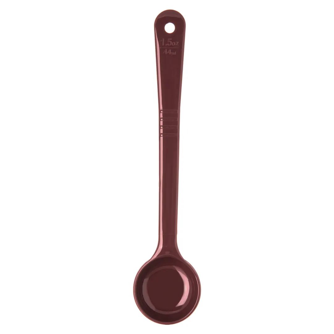 Carlisle 395801 Spoon, 1.5 oz Plastic, Reddish‑Brown Handle, Heat‑Resistant to 270°F, NSF & BPA‑Free