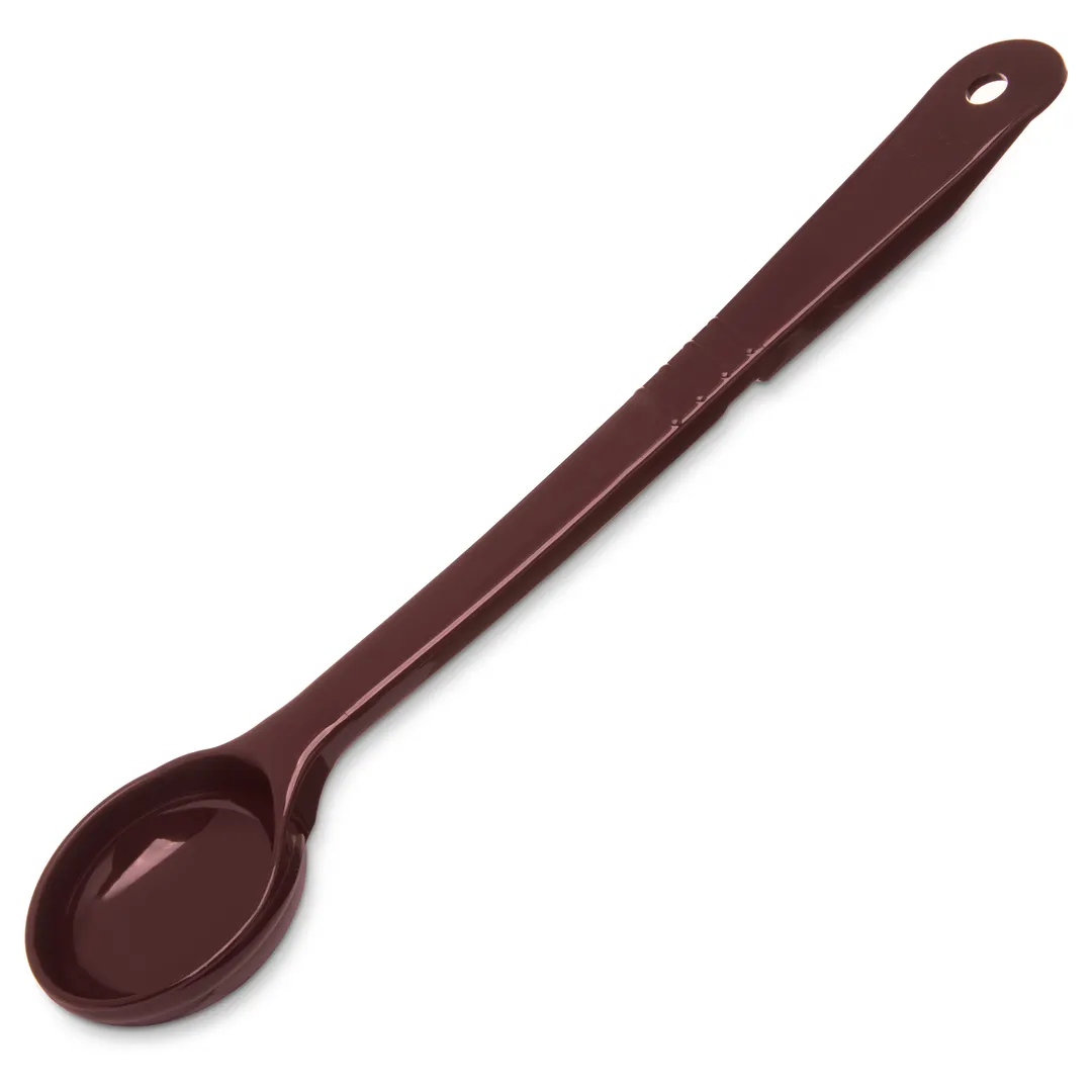 Carlisle 395801 Spoon, 1.5 oz Plastic, Reddish‑Brown Handle, Heat‑Resistant to 270°F, NSF & BPA‑Free