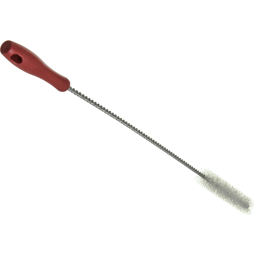 Carlisle 4011005 Sparta Fryer Brush, 28" Long, Stiff Teflon Wire Bristles, Red Handle