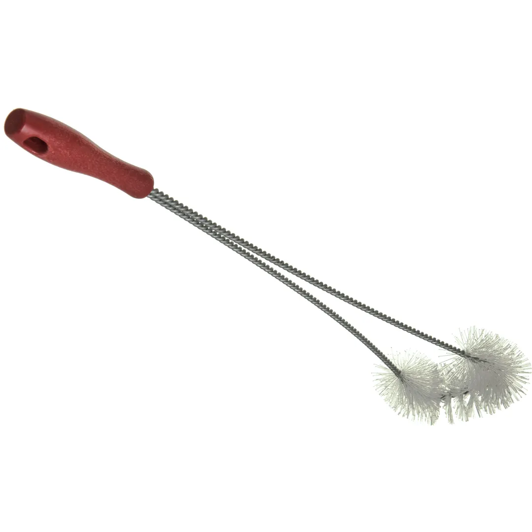 Carlisle 4011205 Fryer Brush – 24" Long, 2" Dia. Teflon® Bristles, Heat‑Resistant 500°F, Red Handle