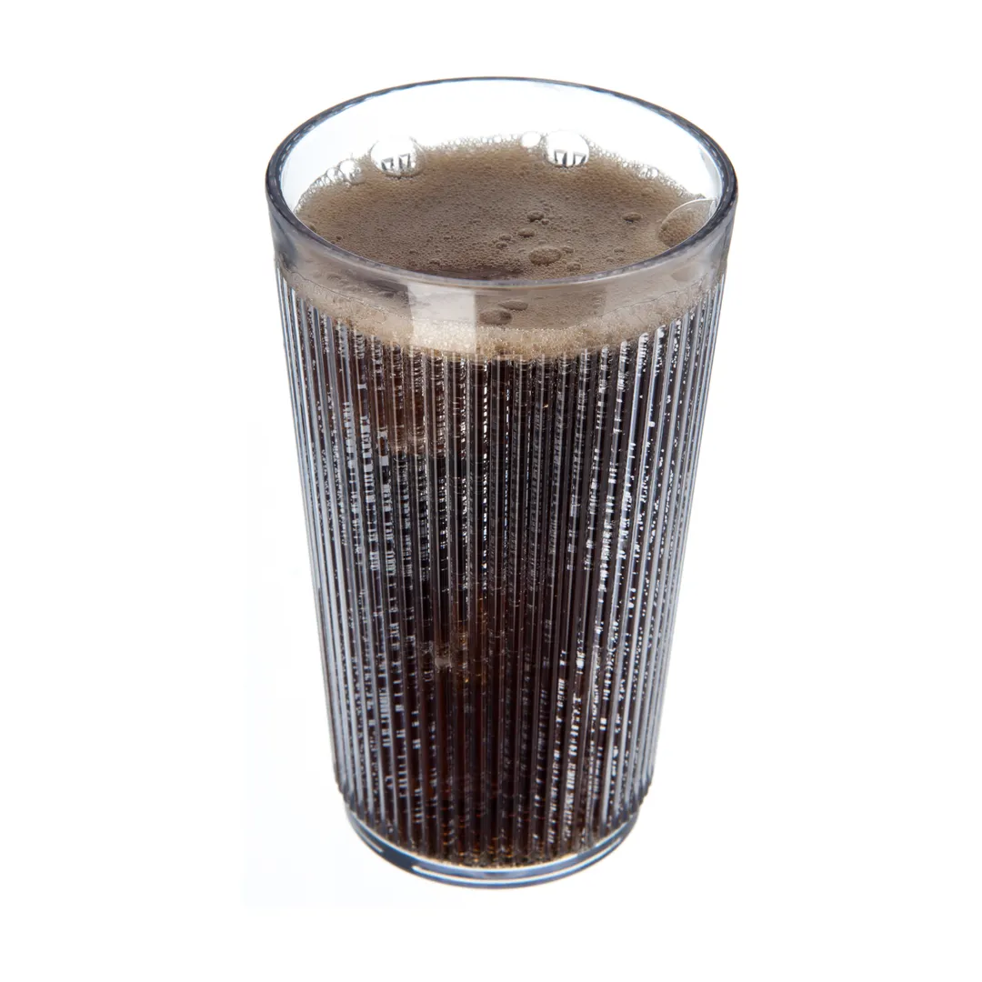 Carlisle 401207 Stack-All 12oz Tumbler, Clear Ribbed, SAN Plastic, BPA‑Free, 0°F‑180°F