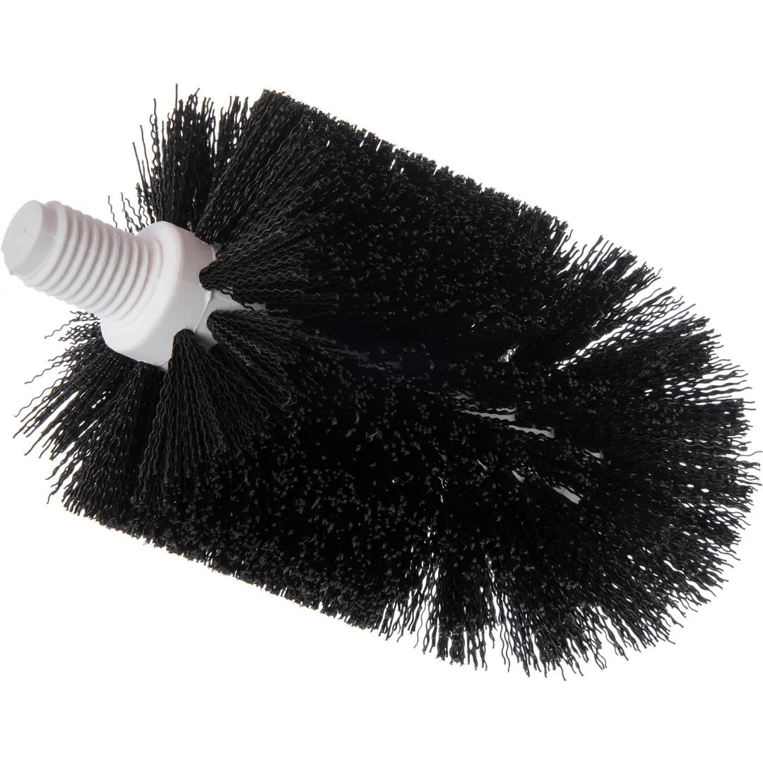 Carlisle 4014700 Flo‑Pac® Drain Brush Head, 5‑3/8" L x 4" D, Handle, Poly Bristles, BPA‑Free