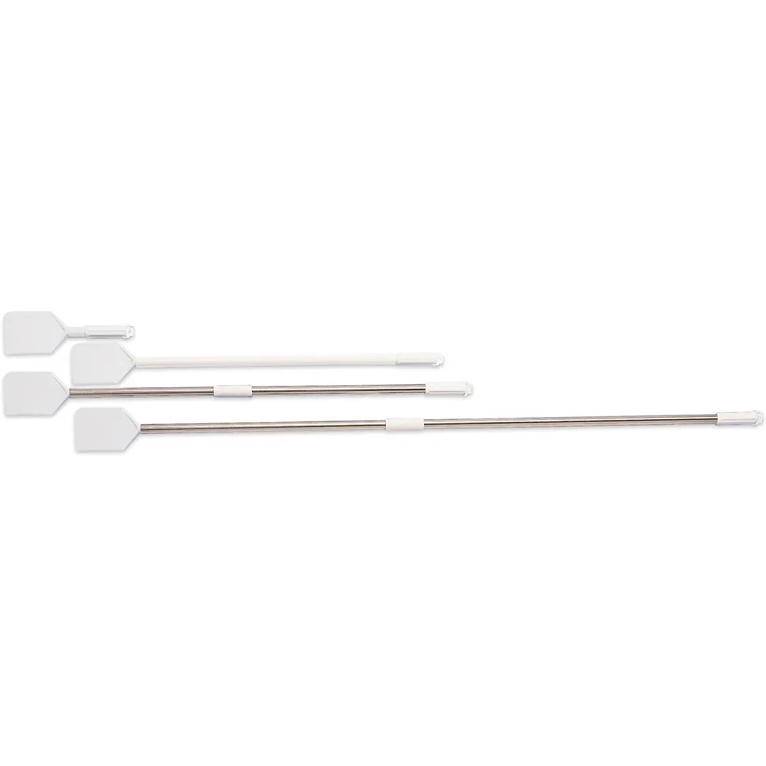 Carlisle 4035500 Sparta Paddle Scraper, 72" Long White Nylon, Steel Handle, 300°F Heat‑Res, Finish