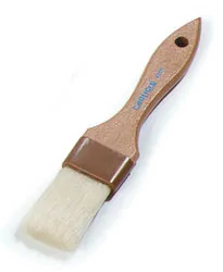 Carlisle 4037300 Basting Brush, 1-1/2" Wide Epoxy‑Set Boars Hair, 5" Wooden Handle 500°F Heat‑Resist