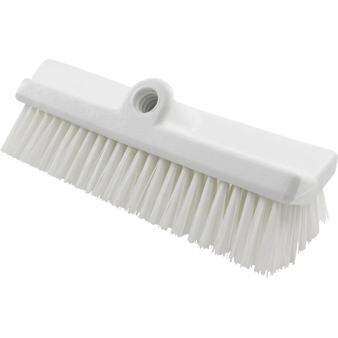 Carlisle 40423EC26 Sparta Floor Brush Head, 10" Plastic Block, Polyester Bristles, Pink - 1/Each