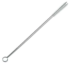 Carlisle 4110900 Pipe Brush, 18" Overall Length, 5" Long x 1/2" Dia. Polyester Bristles, White