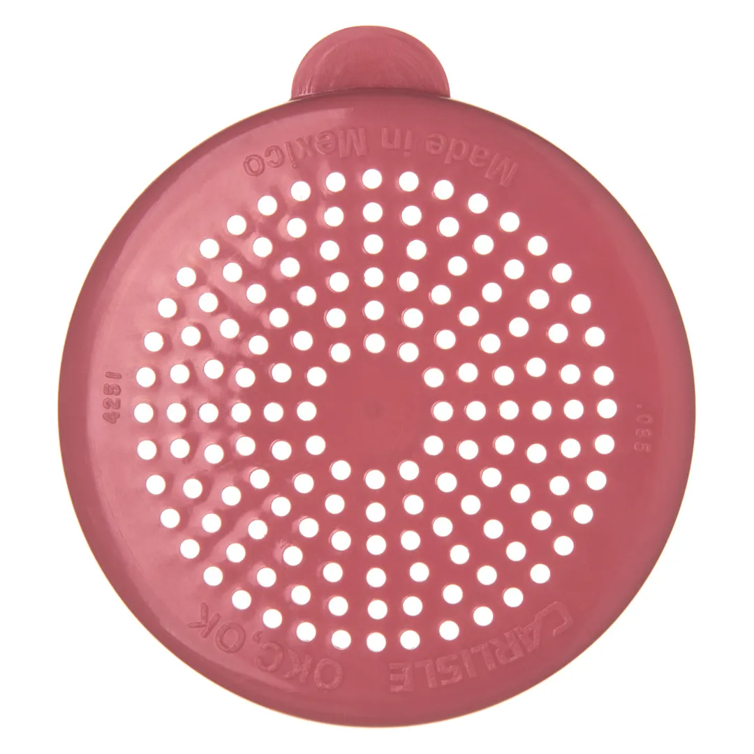 Carlisle 425155 Shaker/Dredge Lid, 3-1/8" Diameter, Medium, Perforated Top, Rose Plastic