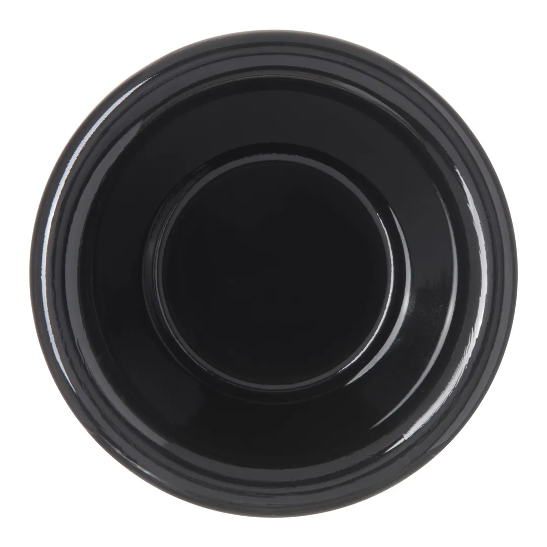 Carlisle 4312203 Plastic Ramekin, 2 oz (2-9/11" Dia.), SAN Black, BPA-Free, Dishwasher Safe, Stackable