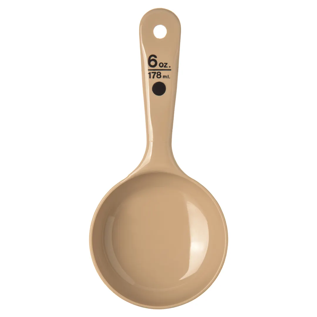 Carlisle 433006 Carlisle - Measure Misers Portion Server, 6 Oz., Solid, Short Handle