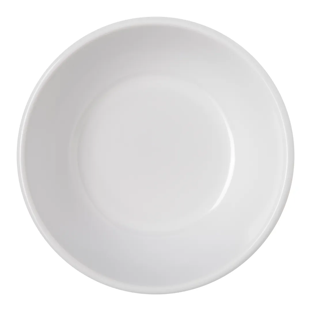 Carlisle 4352102 Dallas Ware Nappie Bowl, 5" Dia, 14 oz, White Melamine, Reinforced, BPA Free, NSF