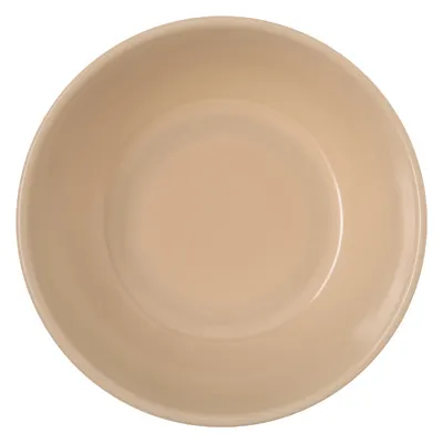 Carlisle 4352825 Nappie Bowl, 10 oz, 5" dia., Tan Melamine, Reinforced Rim & Foot, Dishwasher Safe