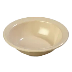 Carlisle 43531-825 Dallas Ware Fruit Bowl, 4-3/4 oz (4.5" Dia.), Reinforced Rim, Stackable Melamine, Tan Finish