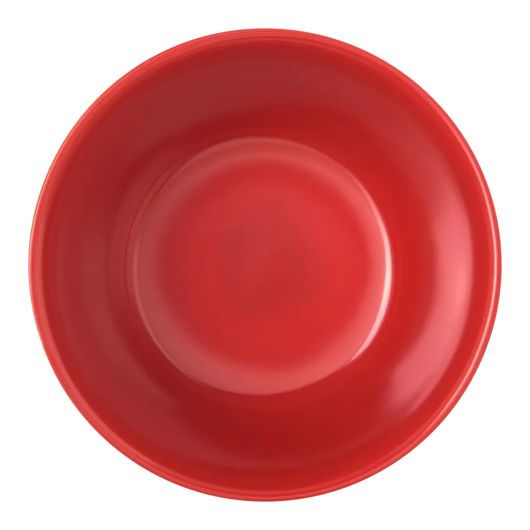 Carlisle 4354005 - Dallas Ware Bouillon Cup, 8 oz, Red Melamine, BPA‑Free, NSF Certified
