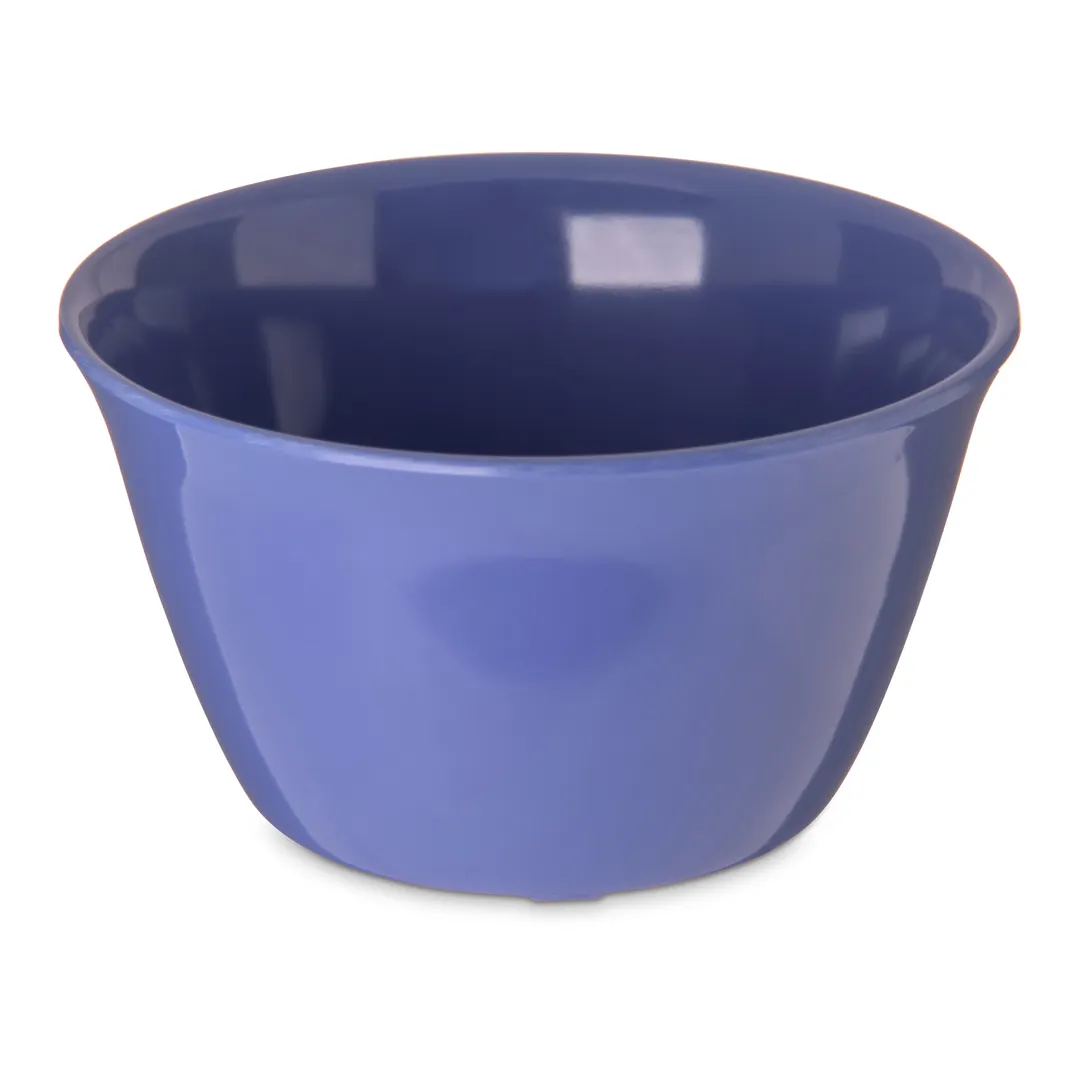 Carlisle 4354014 Dallas Ware Bouillon Cup, 8 Oz, 3‑21/25" Diameter, Melamine Blue, BPA Free, NSF