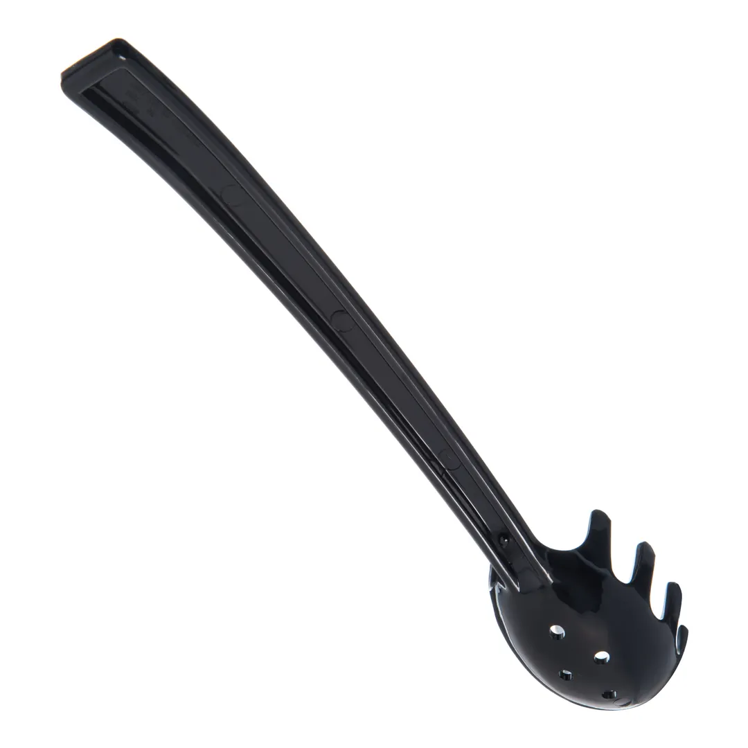 Carlisle 435503 - 9-1/2" Black Pasta Server Fork, Dishwasher Safe, NSF, Recyclable Plastic