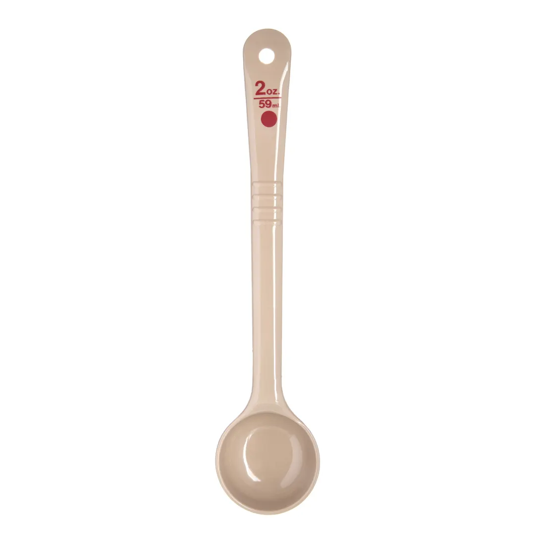 Carlisle 436006 Measure Misers Portion Server Spoon, 2 oz Beige Polycarbonate, NSF, Color‑Coded