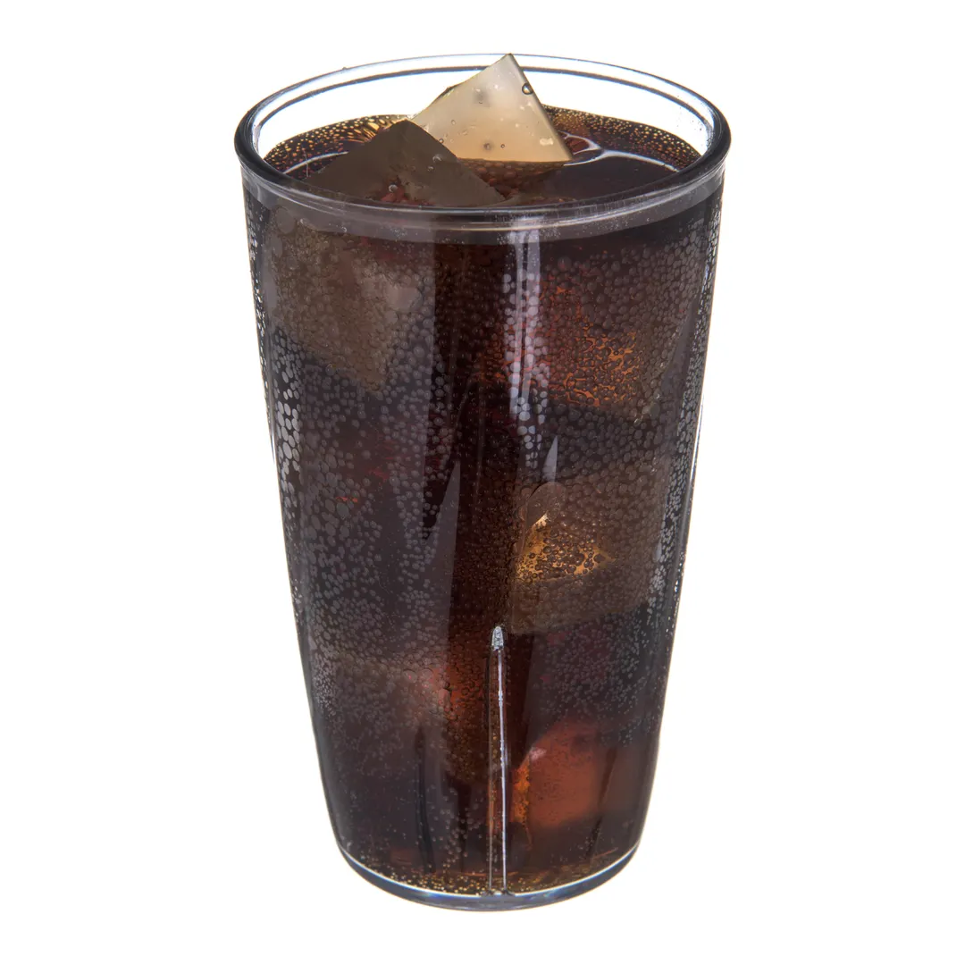Carlisle 4366307 Clear Swirl 8oz Polycarbonate Tumbler, 1 Cup, Dishwasher Safe, Shatterproof